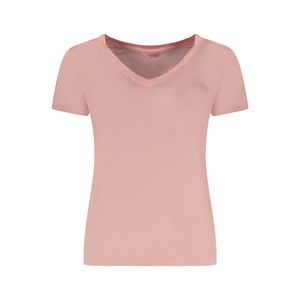 GUESS JEANS WOMEN'S SHORT SLEEVE T-SHIRT PINK