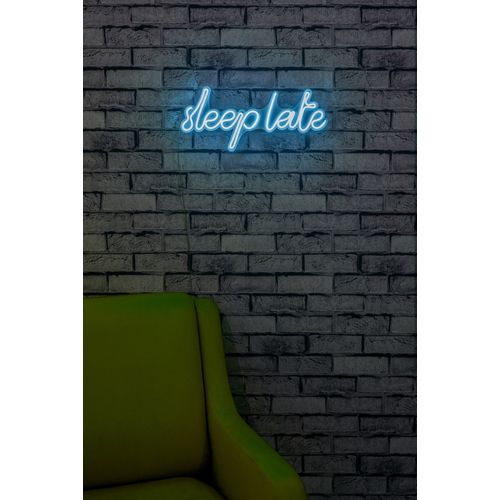 Wallity Ukrasna plastična LED rasvjeta, Sleep Late - Blue slika 2