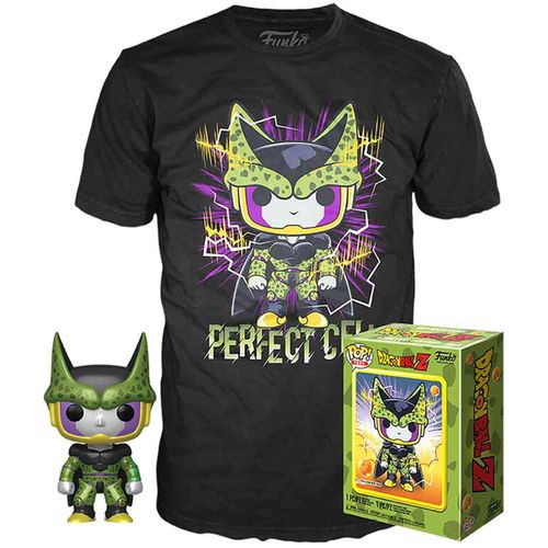 Set POP figure & Tee Dragon Ball Z Perfect Cell size L slika 1