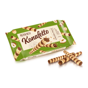 Roshen Konafetto vafel rolice s kremom od lješnjaka 140g