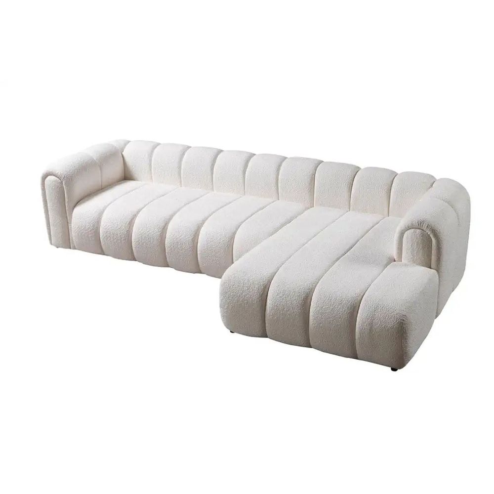 Ugaona Sofa N-Line Desna - bijela slika 5