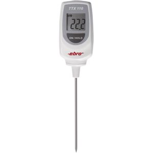 ebro TTX 110 ubodni termometar (HACCP)  Mjerno područje temperature -50 do 350 °C Tip tipala T HACCP usklađen