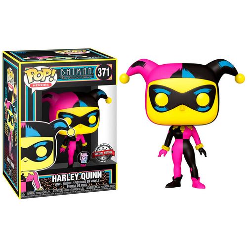 POP figure DC Comics Harley Quinn Black Light Exclusive slika 2