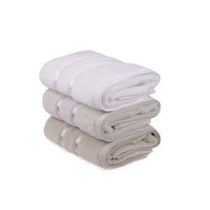 Dolce - White, Light Blue, Light Brown White
Light Blue
Light Brown Hand Towel Set (3 Pieces)