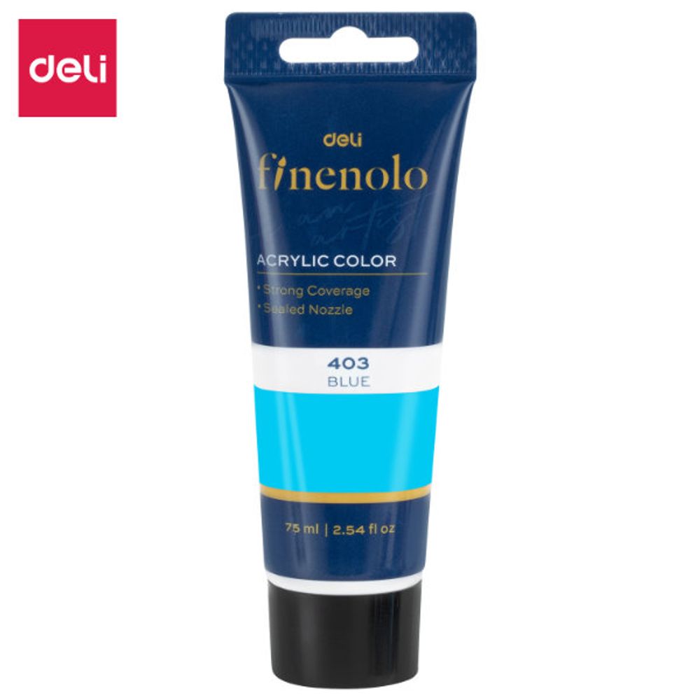 AKRILNA BOJA DELI U TUBI PLAVA 75ml EC75-BL slika 1