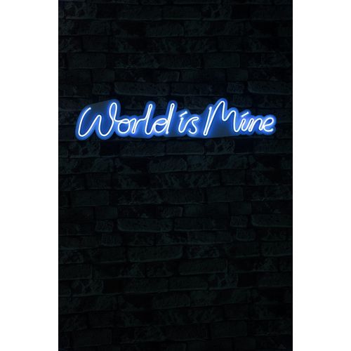Wallity Ukrasna plastična LED rasvjeta, World is Mine - Blue slika 9