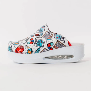 Dr. Mitra Anatomske klompe za žene Air Max, Medical Bijele