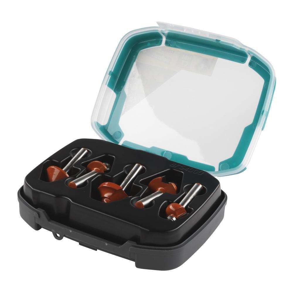 Wolfcraft Set Glodala HM Profilnih Za Drvo / 5 dijelni - 8754000 slika 1