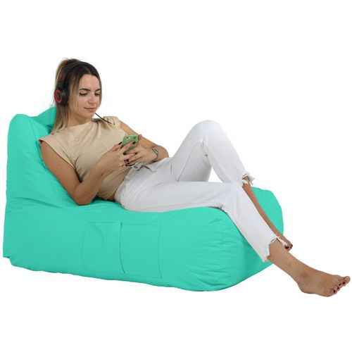 Atelier Del Sofa Vreća za sjedenje, Trendy Comfort Bed Pouf - Turquoise slika 5