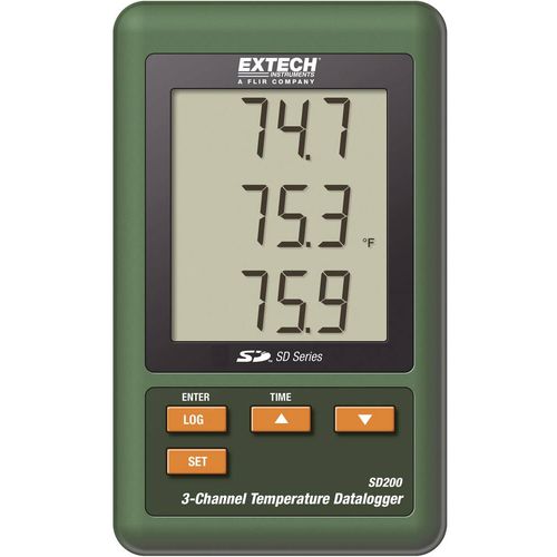 uređaj za pohranu podataka temperature Extech SD200 Mjerena veličina temperatura -100 do 1300 °C slika 1