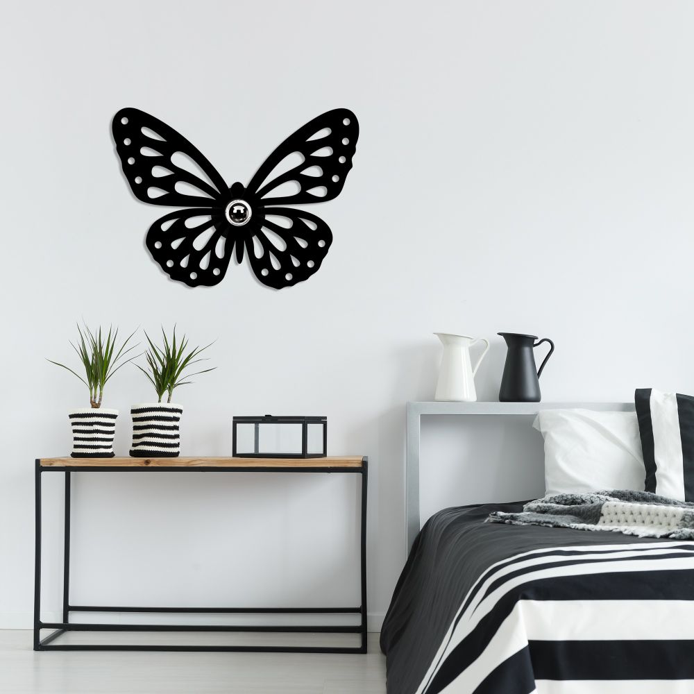 W-045 Crna Zidna Lampa slika 1