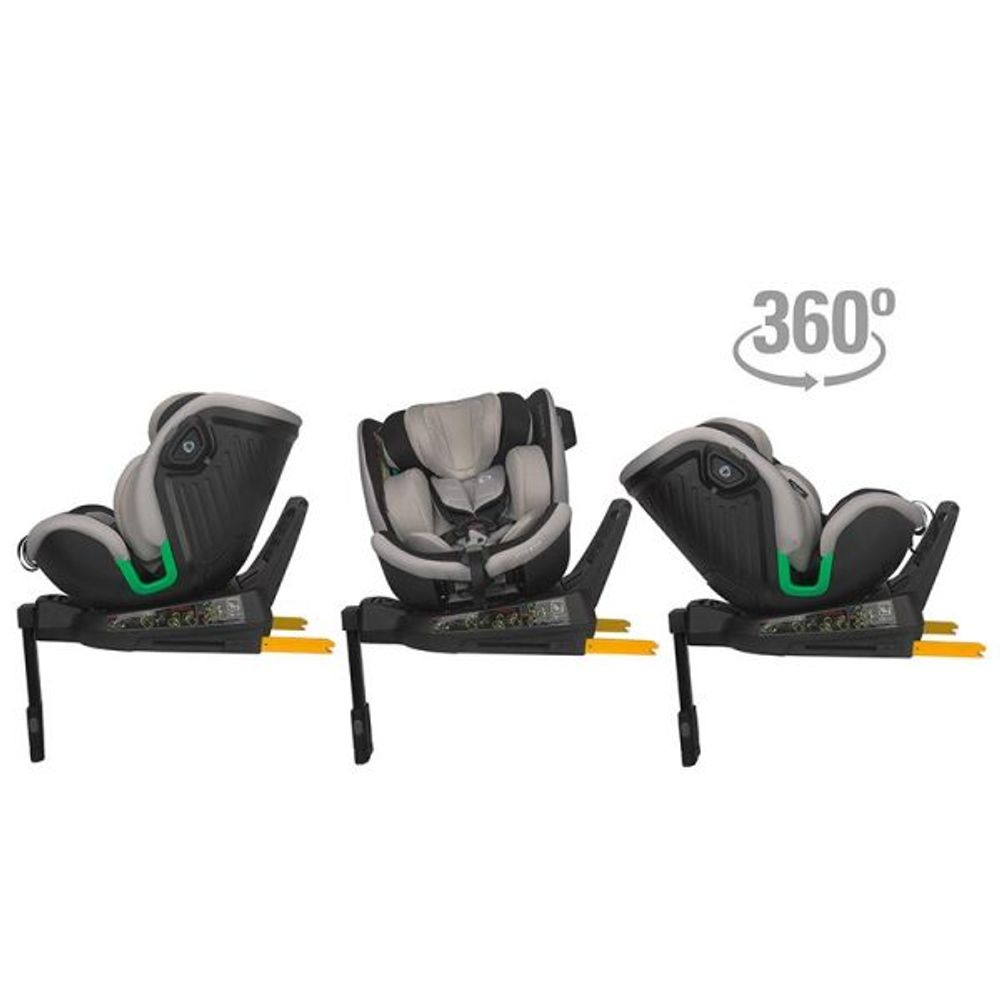 Coccolle® Autosjedalica Mago iSize 360° Isofix 40-150cm, Jet Black slika 3