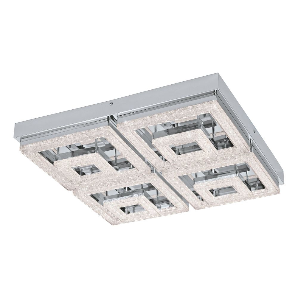 Eglo Fradelo Zidna/Stropna LED Lampa, 48W, Krom/Kristal slika 1