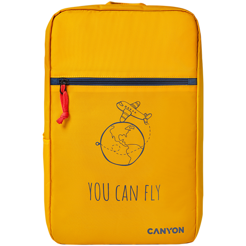 CANYON cabin size backpack for 15.6" laptop,polyester,yellow slika 1