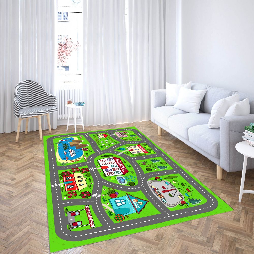 Cgkids4 - Višenamjenski Tepih u Višebojnoj Izvedbi (100 x 180 cm) slika 1