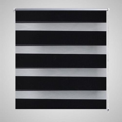 Rolo crne zavjese sa zebrastim linijama 120 x 175 cm slika 2