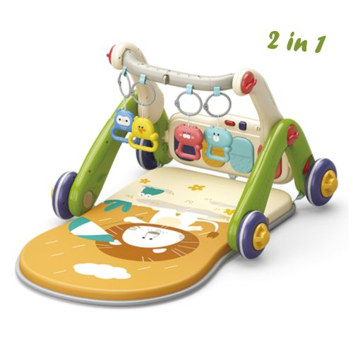 BEBebe Stars Rainy Forest 2u1 baby gym-hodalica slika 1