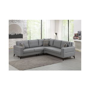 Kristal 2+2 - Light Grey Light Grey Corner Sofa-Bed