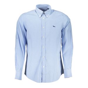 HARMONT &amp; BLAINE MEN'S BLUE LONG SLEEVE SHIRT