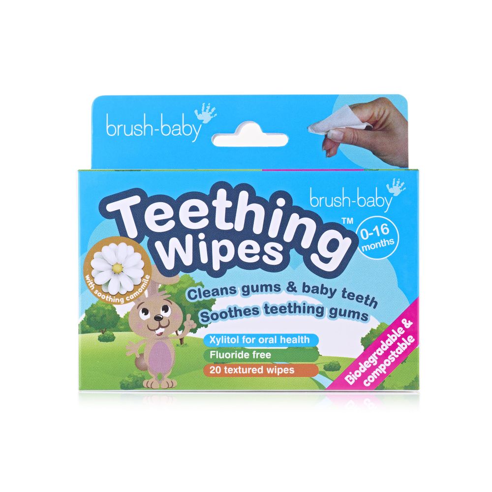 Brush-Baby Vlažne maramice za nicanje zubića TeethingWipes 20kom slika 1