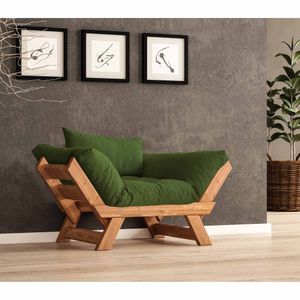 Jednosjedi kauč za baštu, CPT8160-140, boja: teak zelena