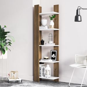 Woody Fashion Polica za knjige, Reeta - Walnut