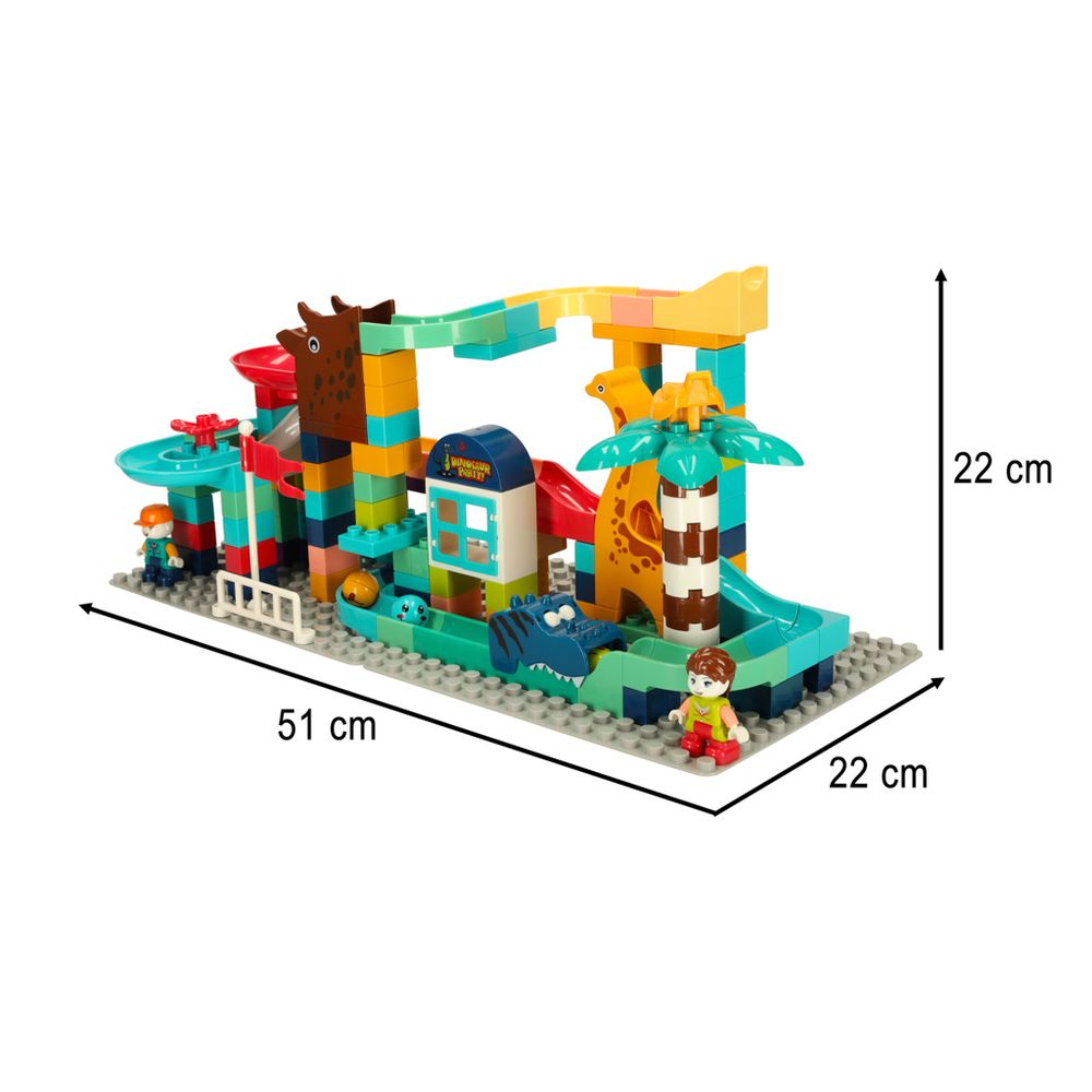 Creative Blocks Dinosaur Park staza s loptom 147 dijelova slika 8
