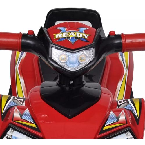Crveni Dječji Motocikl na 4 Kotača s Zvučnim i Svjetlosnim Efektima slika 7