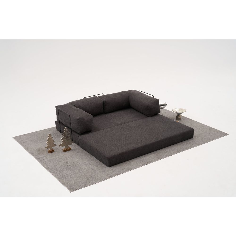 Comfort - Antracitna v2 Troosna Sofa slika 5