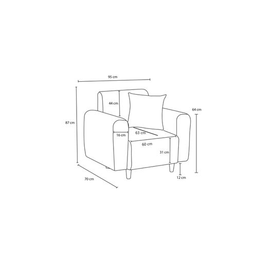 Atelier Del Sofa Sjedeća garnitura ANALIA slika 5