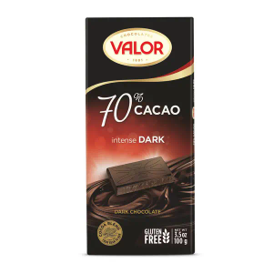 Valor čokolada Dark 70% Premium 100g