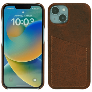 Wachikopa Navlaka za iPhone 12 / 12 Pro, držač za kartice, koža - Full Leather Case iPhone 12/12 Pro