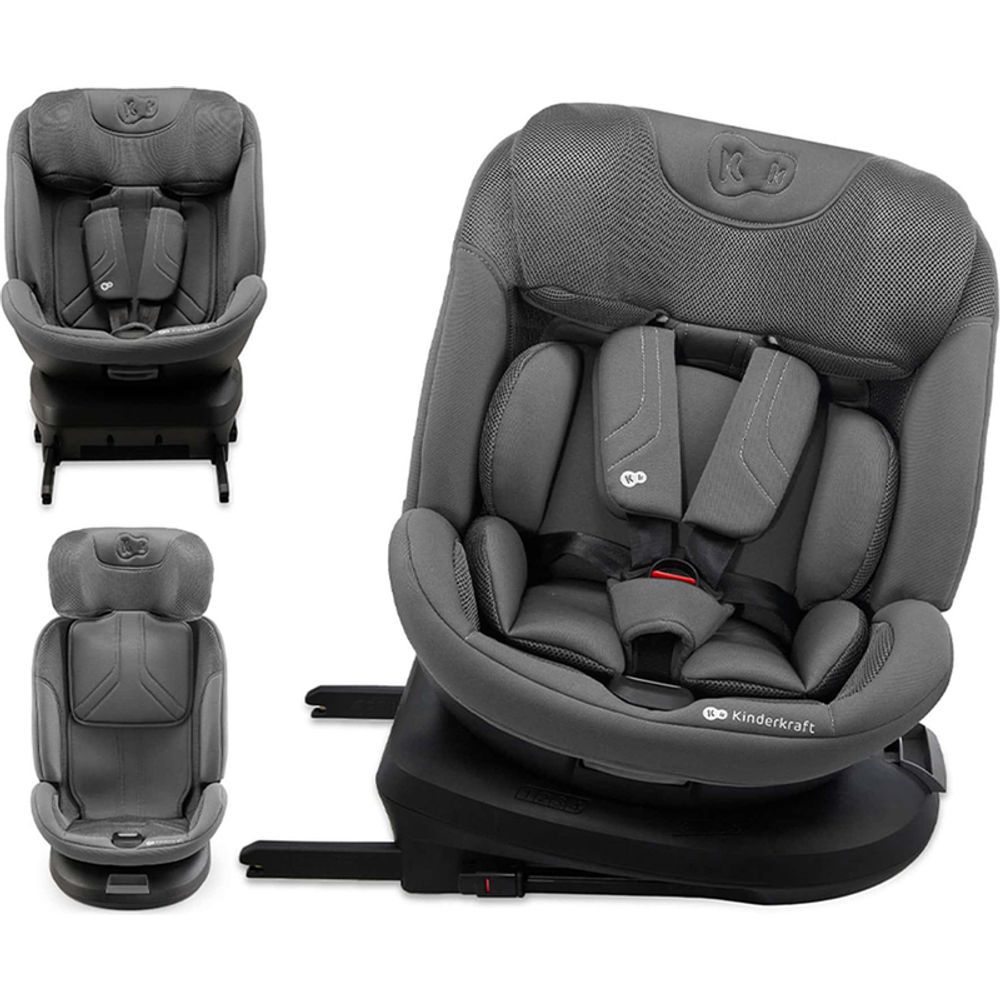 Kinderkraft Rotirajuća autosjedalica Xpedition 3 40-150cm Isofix, Grey slika 11