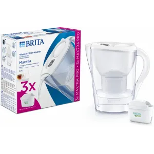 Brita Marella Cool PRO Bokal za filtriranje vode + 3 filtera, bijeli