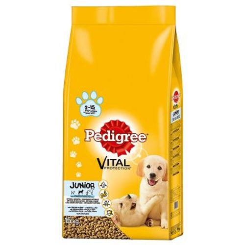 PEDIGREE Vital Protection Junior s peradi i rižom, 15 kg XXL slika 1