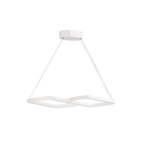 Puppis White-Yellow Light White Chandelier slika 3