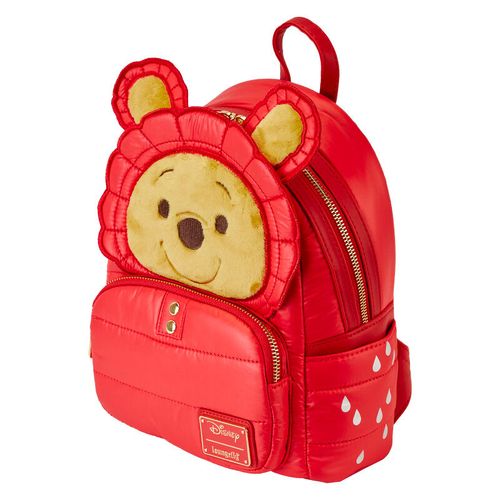 Loungefly Disney Winnie the Pooh Rainy Day Puffer Jacket backpack 26cm slika 3