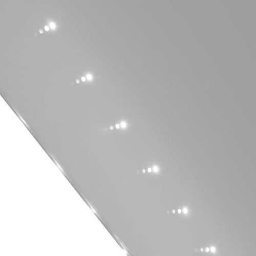 Zidno Ogledalo za kupaonicu s LED svjetlom 100 x 60 cm ( D x Š) slika 2