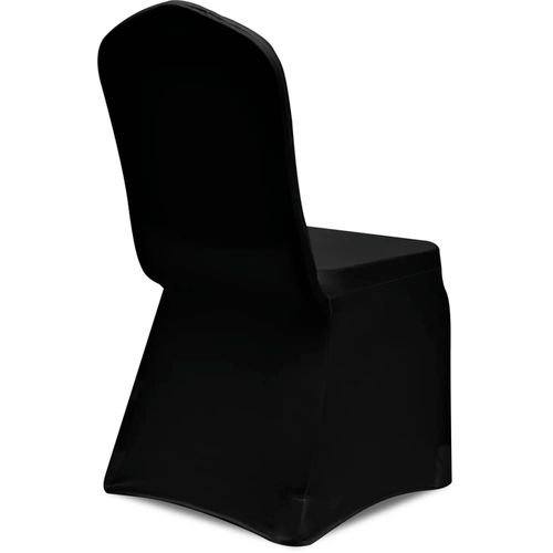 Rastezljiva presvlaka za stolicu, crna, 50 kom slika 30