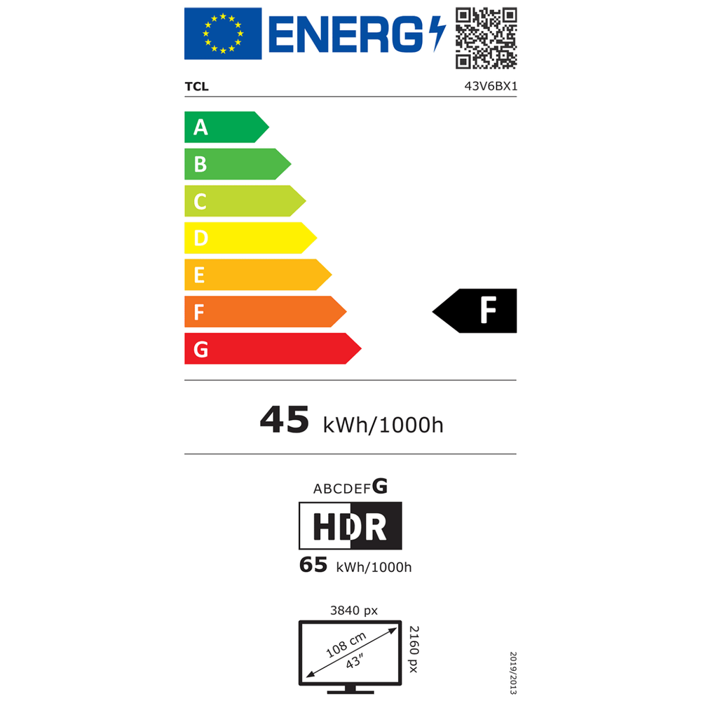 TCL Televizor Smart LED 4K UltraHD 43V6B, 43" slika 5