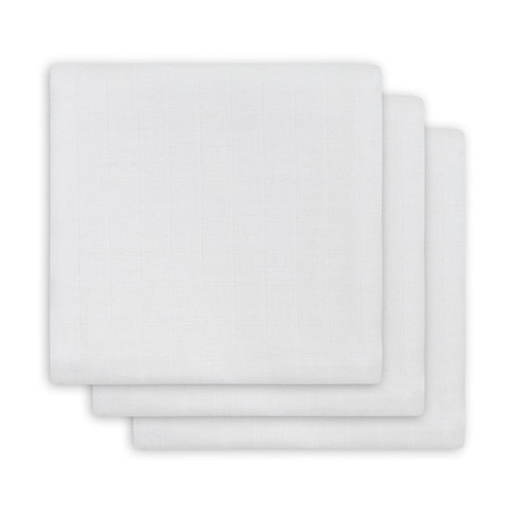 Jollein Muslin pelene Bijele 70 × 70cm, 3kom slika 1