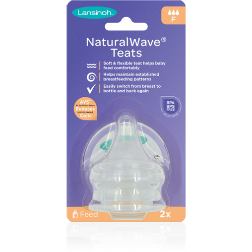 Lansinoh NaturalWave® Duda za bočicu, veliki protok - 2 kom slika 1