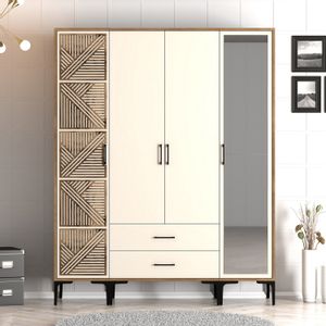 Kumsal PTR - Walnut, Cream Walnut
Cream Wardrobe