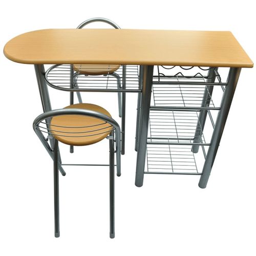 Set stola i stolica za kuhinju/doručak/bar drveni slika 36