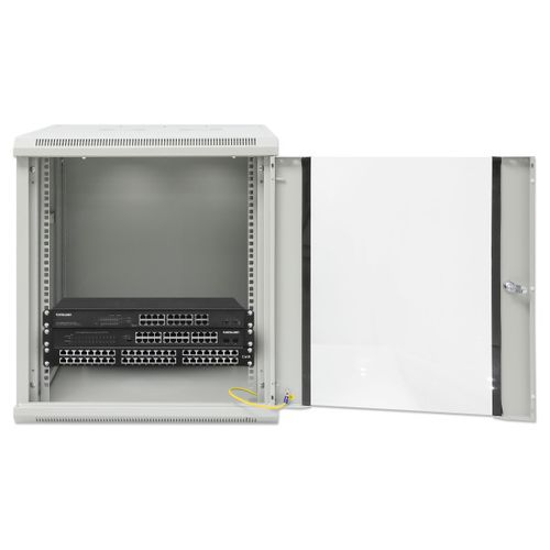 Rack orman Intellinet 711890 19"/12U 570x600x635/staklena vrata/bravica slika 5