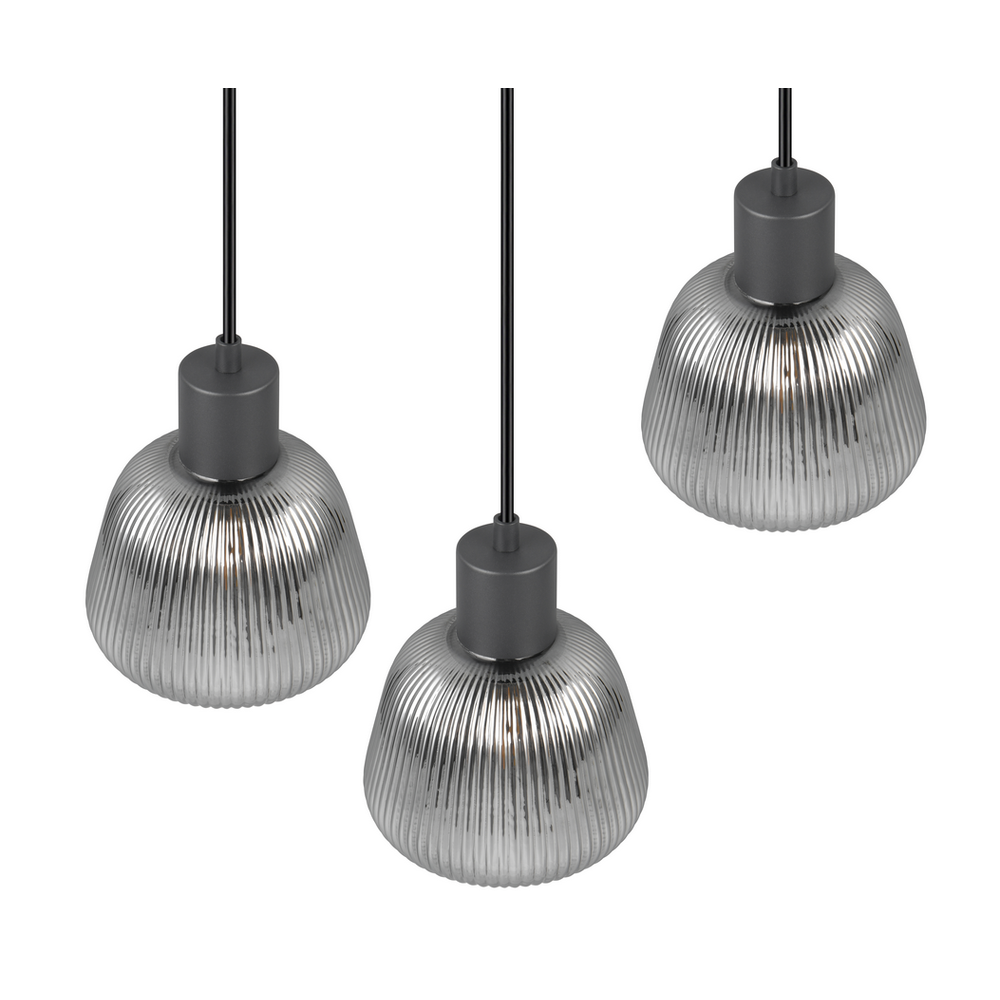Trio Lightning luster TARIFA 3, boja crna-mat slika 8