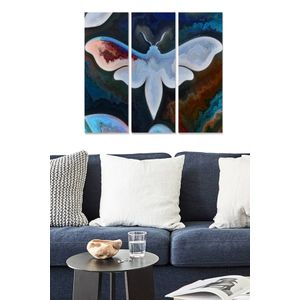 Dekorativna Slika od MDF-a u Boji (Set od 3 Komada) - MDF13275877463