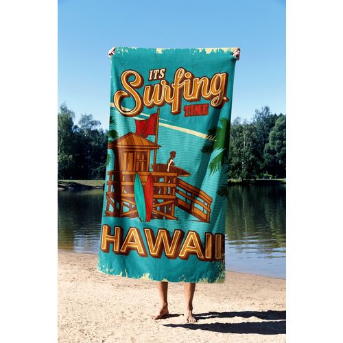 Colourful Cotton Ručnik za plažu Surfing Time Hawaii 90 slika 2