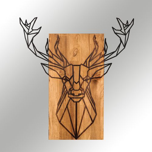 Deer Black
Walnut Decorative Wooden Wall Accessory slika 6