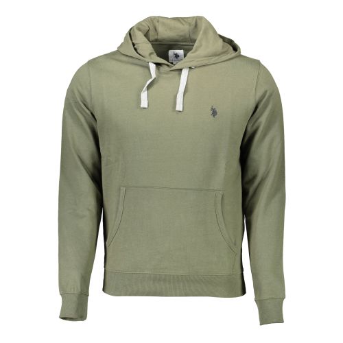 US POLO SWEATSHIRT WITHOUT ZIP MAN GREEN slika 1